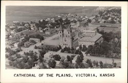 Cathedral of the Plains in Victoria, Kansas Postcard Postcard