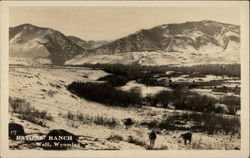 Eatons' Ranch in Wolf, Wyoming Postcard