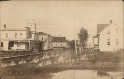 Street Through Town Postcard