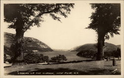 Looking Up the Hudson West Point, NY Postcard Postcard