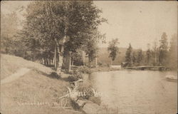 Lowell Lake Londonderry, VT Postcard Postcard