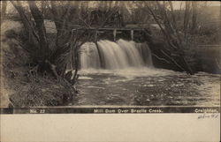 Mill Dam Over Brazile Creek Postcard