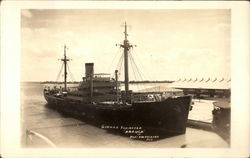 German Freighter "Arauga" Postcard