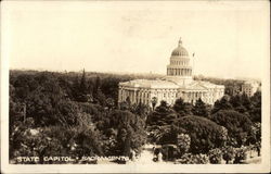 View of State Capitol Building Postcard