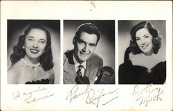 Wanda Lewis, Paul Dixon, Dotty Mack Actors Postcard Postcard