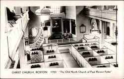 Christ Church, 1723, "The Old North Church of Paul Revere Fame" Postcard