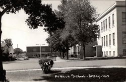 Public School Amery, WI Postcard Postcard