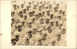 Close Shot of Sailors Navy Postcard Postcard