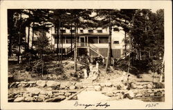 Bangor Lodge Postcard