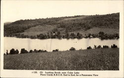 Looking South onto Cuba Lake Postcard