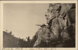 Profile Rock, Boulder Canyon Colorado Postcard Postcard