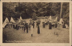 The Indian Pageant, Camp Dudley Westport, NY Postcard Postcard