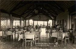 Comedor del Hotel Valles Mexico Postcard Postcard