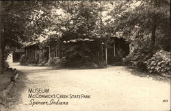 Museum at McCormick's Creek State Park Spencer, IN Postcard Postcard