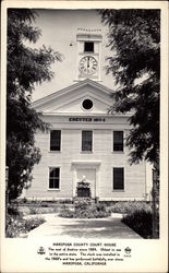 Mariposa County Court House Postcard