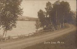 Swan Lake Swanville, ME Postcard Postcard