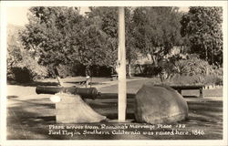 Plaza Across from Ramona's Marriage Place Postcard