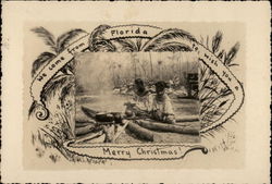 We Come From Florida to Wish You a Merry Christmas! Postcard Postcard