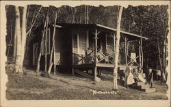 Minteshante - Cabin in Woods Postcard