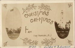 Christmas Greetings from Fort Hancock Postcard