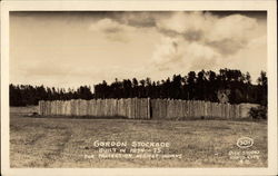 Gordon Stockade Built in 1874-75 For Protection Against Indians Custer, SD Postcard Postcard