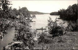 View of Dells Pond Postcard