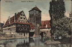 Henkerturm mit Weinstadel Nurnberg, Germany Postcard Postcard