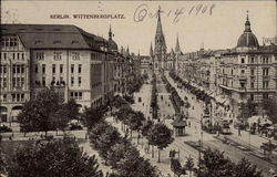 Wittenbergplatz Square in Berlin, Germany Postcard