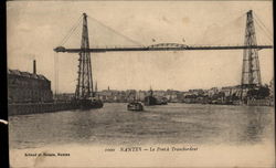 Le Pont a Transbordeur Nantes, France Postcard Postcard