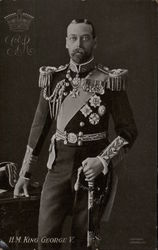 H.M. King George V Royalty Postcard Postcard