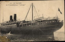 Le Transatlantique "Chicago" Le Havre, France Postcard Postcard