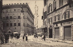 Via Tornabuoni e Palazzo Feroni (1300) Firenze, Italy Postcard Postcard