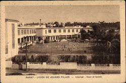 Lycee de Jeunes Filles in Rabat Morocco Africa Postcard Postcard