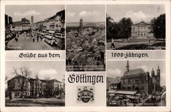 Greetings from 1000-year-old Boffingen Postcard