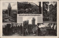 Gruss von der bergstrasse Postcard