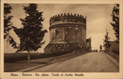 Rome and Surroundings, Including Via Appia Postcard