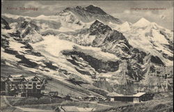 Jungfrau and Jungfrau Station Postcard