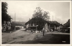 Rural Street Scene Postcard