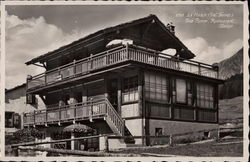 Tea Room, Restaurant, Bazar La Fouly, Switzerland Postcard Postcard