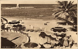 The Beach, Tower Isle Hotel St. Mary, Jamaica Postcard Postcard