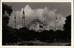 View of the Aya Sofya (Hagia Sophia) Museum Istanbul, Turkey Greece, Turkey, Balkan States Postcard Postcard