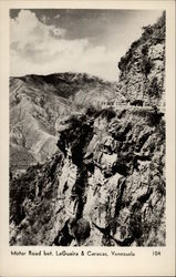 Motor Road between LaGauira and Caracas Venezuela South America Postcard Postcard