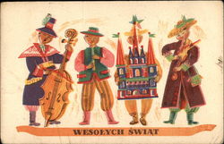 Wesolych Swiat Poland Eastern Europe Postcard Postcard