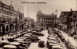 Raffles Place Postcard