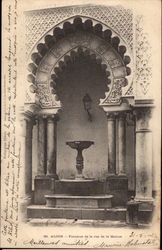 Fountain on the Rue de la Marine in Algiers Postcard