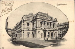 Opera House Budapest, Hungary Postcard Postcard