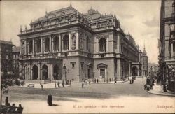 Opera House Budapest, Hungary Postcard Postcard