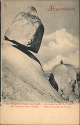 The Moving Rock of Tandil in Argentina Postcard