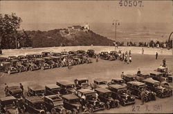 Hohenstrasse, Kahlenberg (parkplatz) mit Leopldsberg Postcard