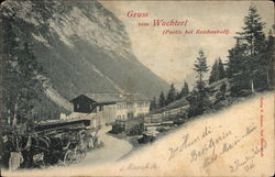 Tavern Wachterl near Reichenhall Postcard